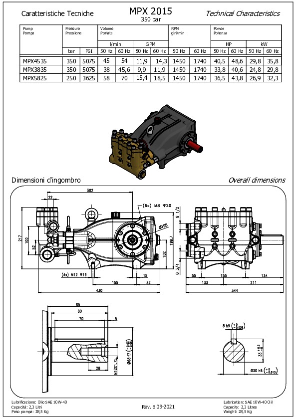 1 HAWK MPX 350 BAR 2015 Rev 6 09 21