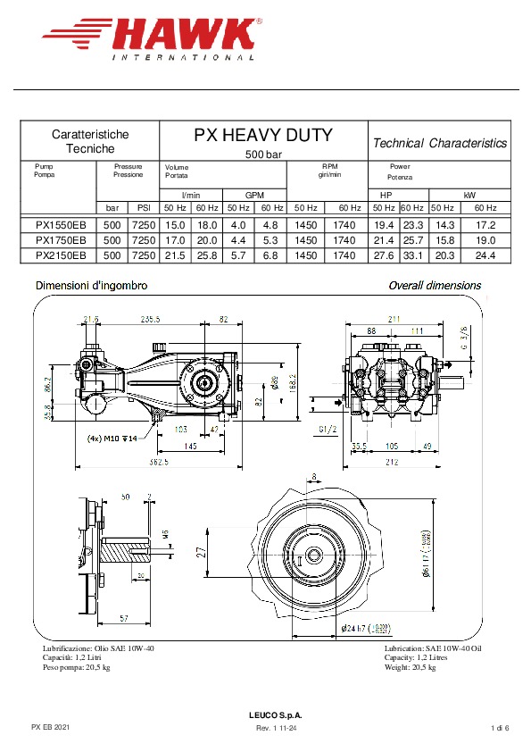 1 Legenda PX 500 bar 2021 EB HEAVY commerciale REV1