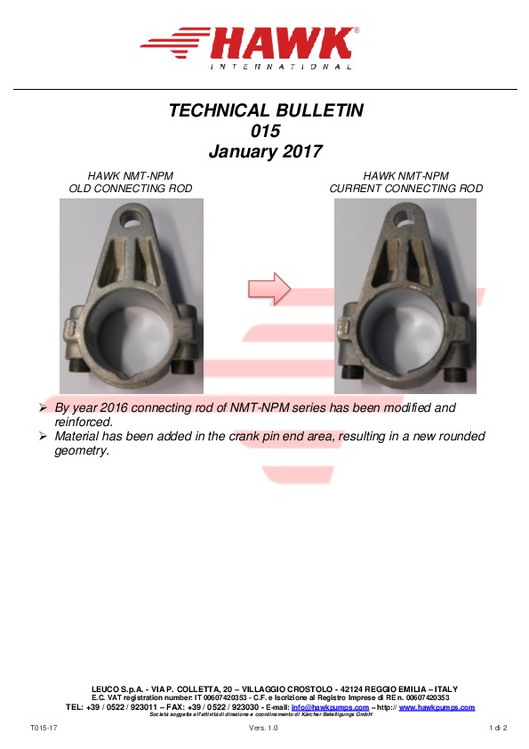 5 Leuco technical bulletin 015 biella NMT NPM