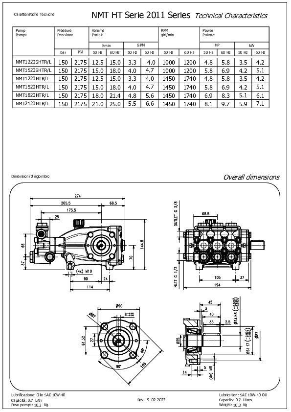 HAWK NMT HT serie 2011 Rev 9 02 2022 commerciale